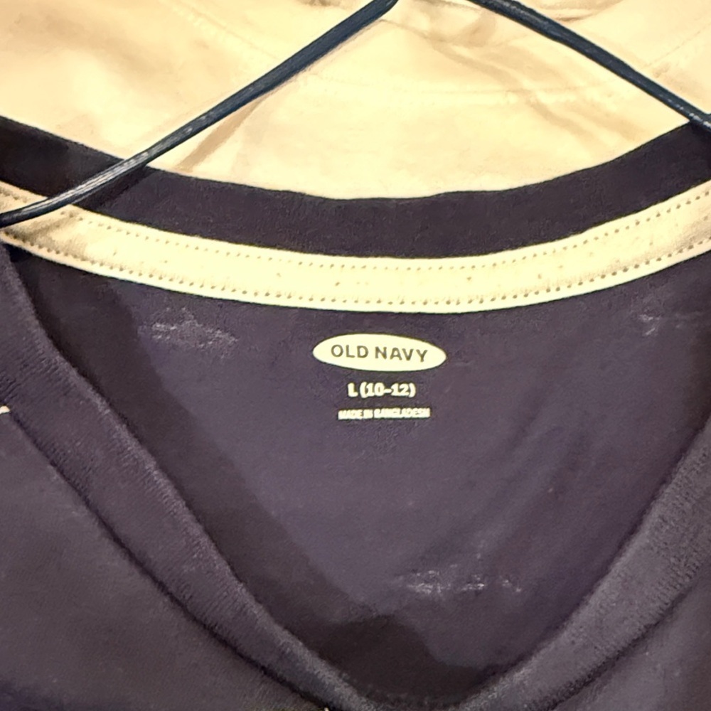 Old Navy Kids Navy Shark Print Tee L(10/12) - Picture 3 of 5